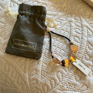 Gold and dark Gray Women's Bracelet